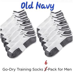 👀50% OFF🧦NWT‼️ Old Navy brand Men's Go Dry Training Ankle Socks, 6 pairs